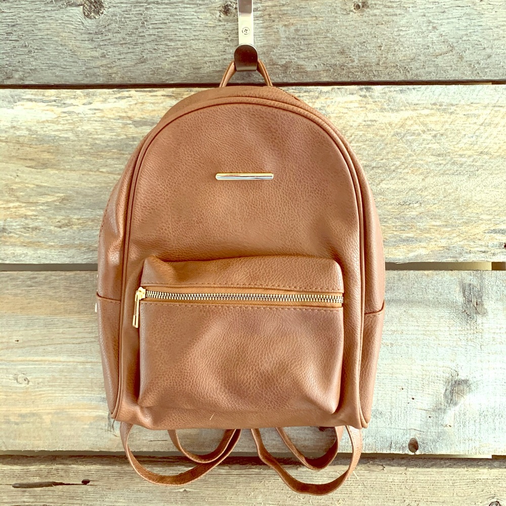 Vegan Leather Backpack